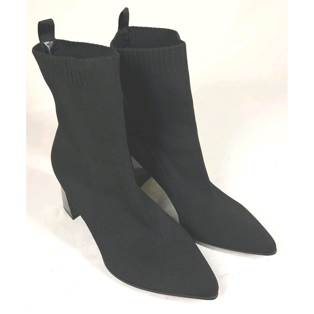 INC International Concepts Women's Ximena Flyknit Booties, Black‎ Knit Size 6M